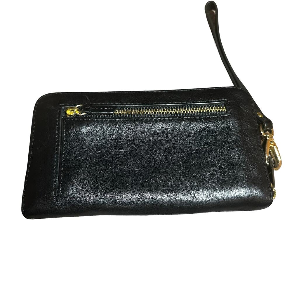 Fossil Zip Around Leather Wallet Multiple Card Sl… - image 2